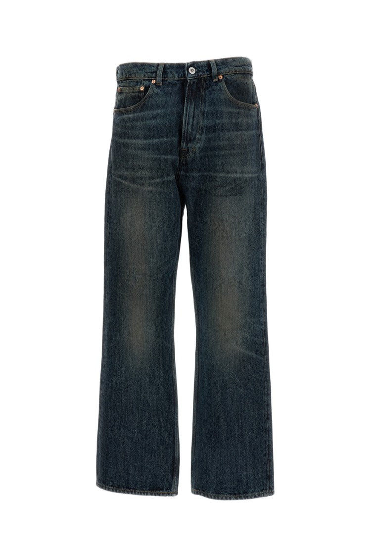 Our Legacy Blue Straight-Leg Jeans