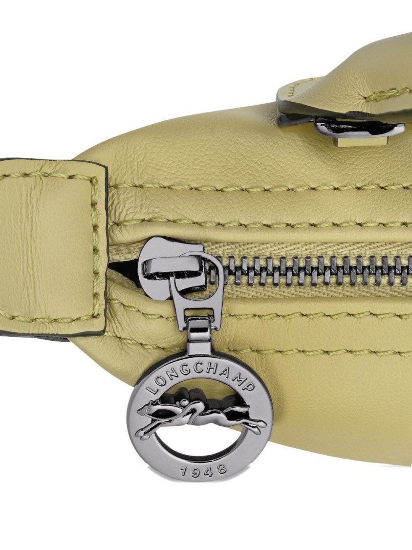 Longchamp Compact Rectangular Handbag With Top Handle