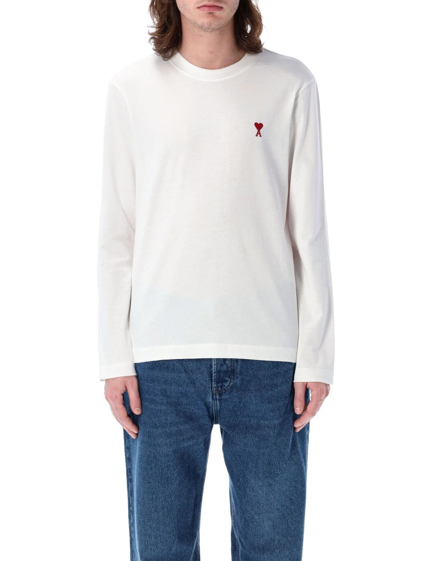 Ami Paris Ami De Coeur Cotton Jersey T Shirt