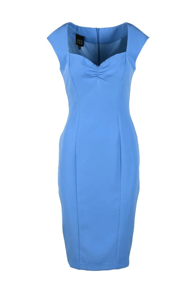 Access Fashion Fitted Mini Dress With Sweetheart Neckline