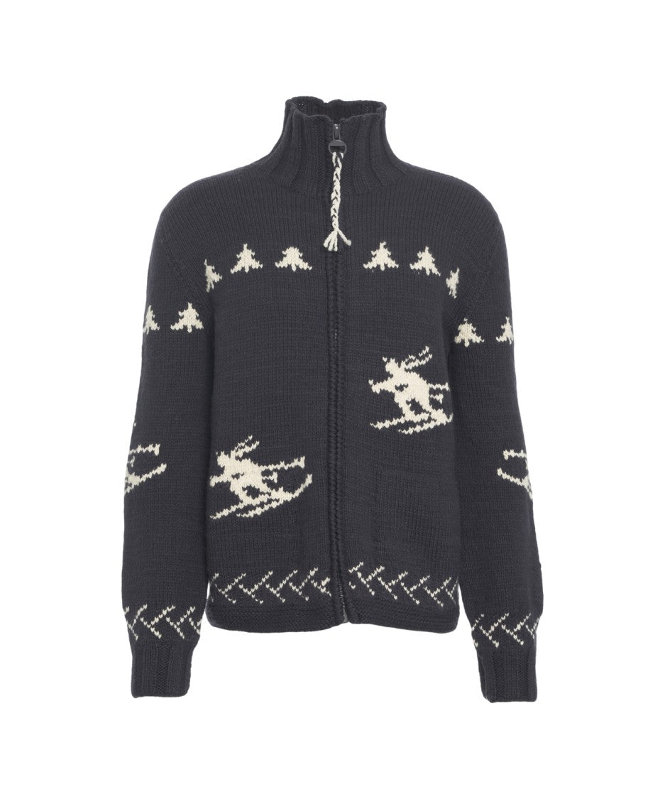 Frantic Norwegian Pattern Cardigan