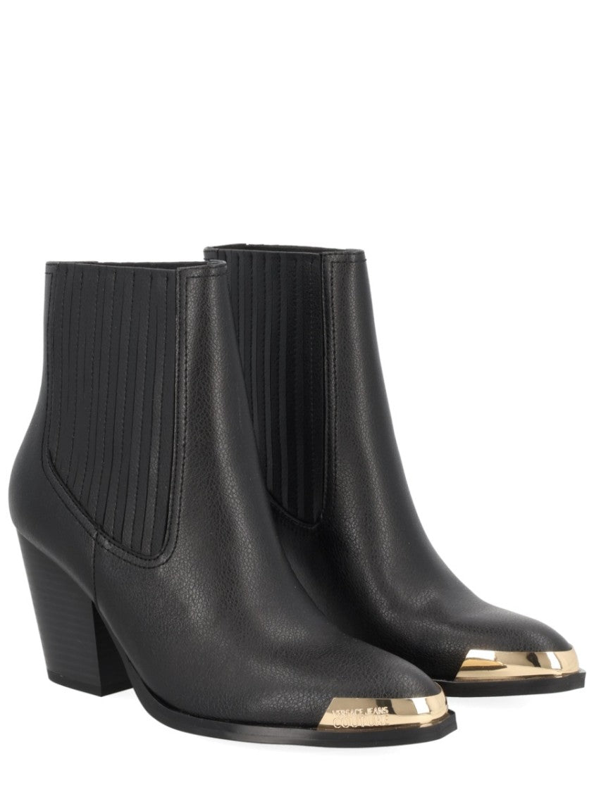 Versace Jeans Couture Couture Cap-Toe Ankle Boots