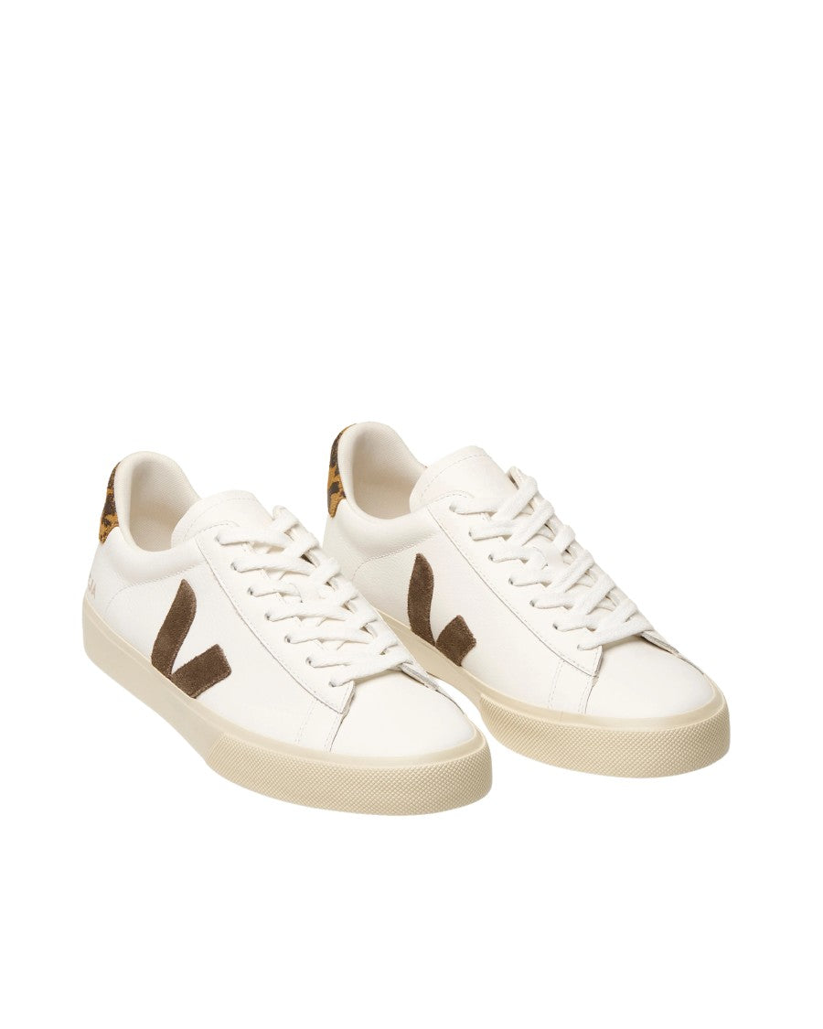Veja Campo Leather Sneakers With Suede Accents And Durable Sole