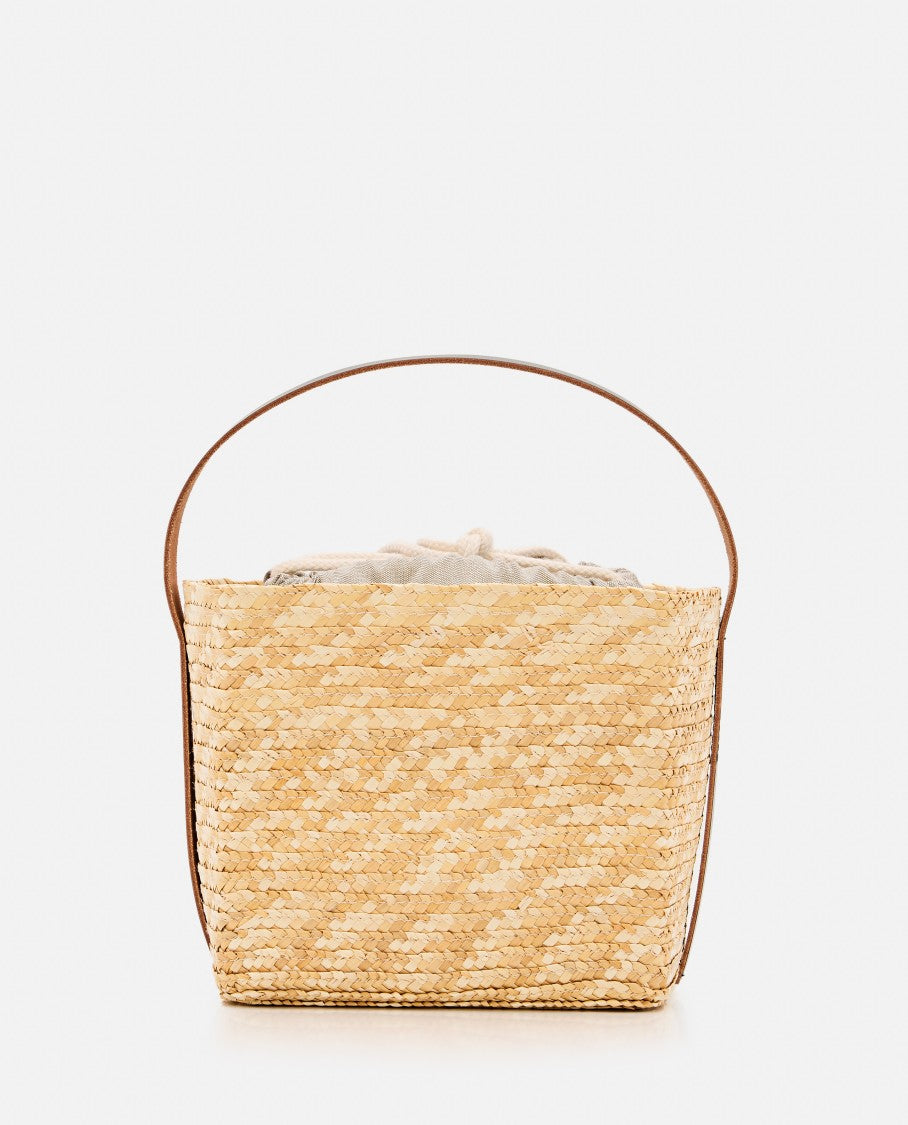 Plan C Straw Basket Bag
