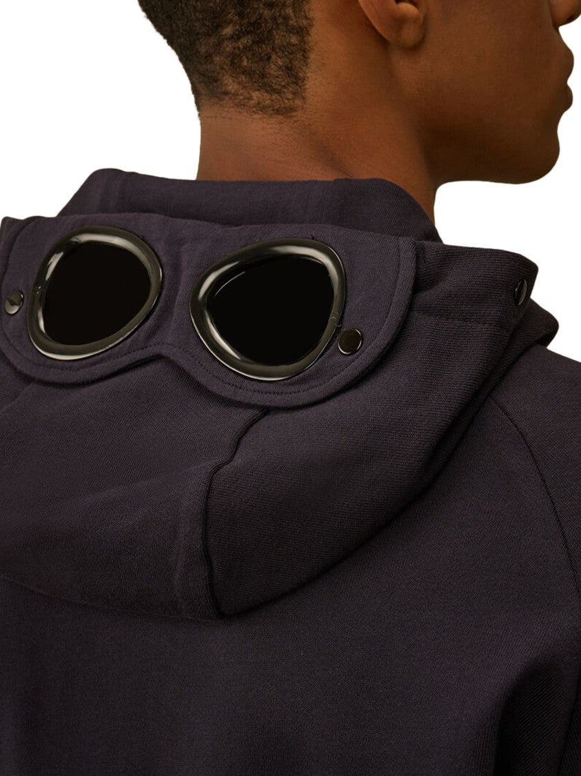 C.P. Company Diagonal Raised Fleece Goggle Hooded Sweatshirt