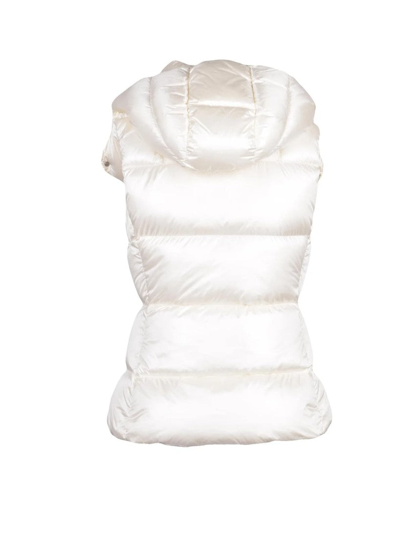 Add Lightweight Down Vest With High Collar And Detachable Hood