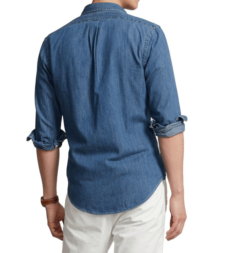 Polo Ralph Lauren Embroidered Pony Denim Shirt