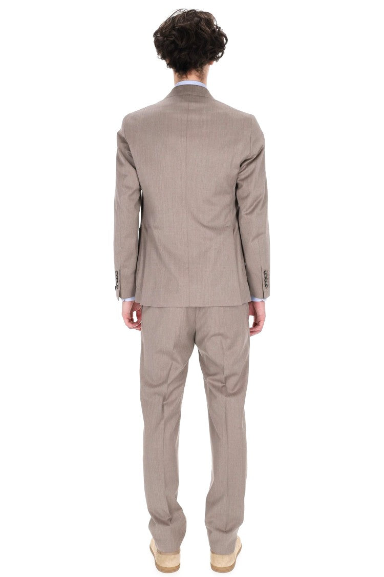 Tagliatore Pino Lerario Herringbone Wool Suit