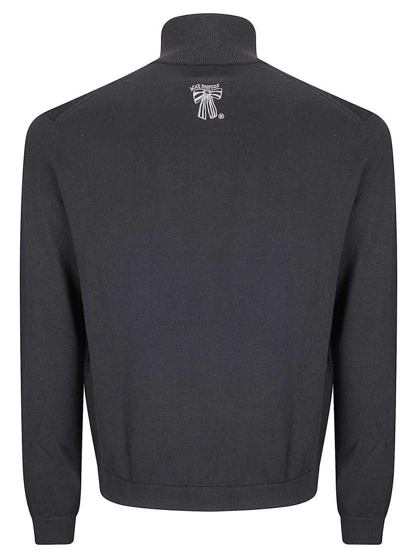 Acne Studios Knitted Full-Zip Sweater