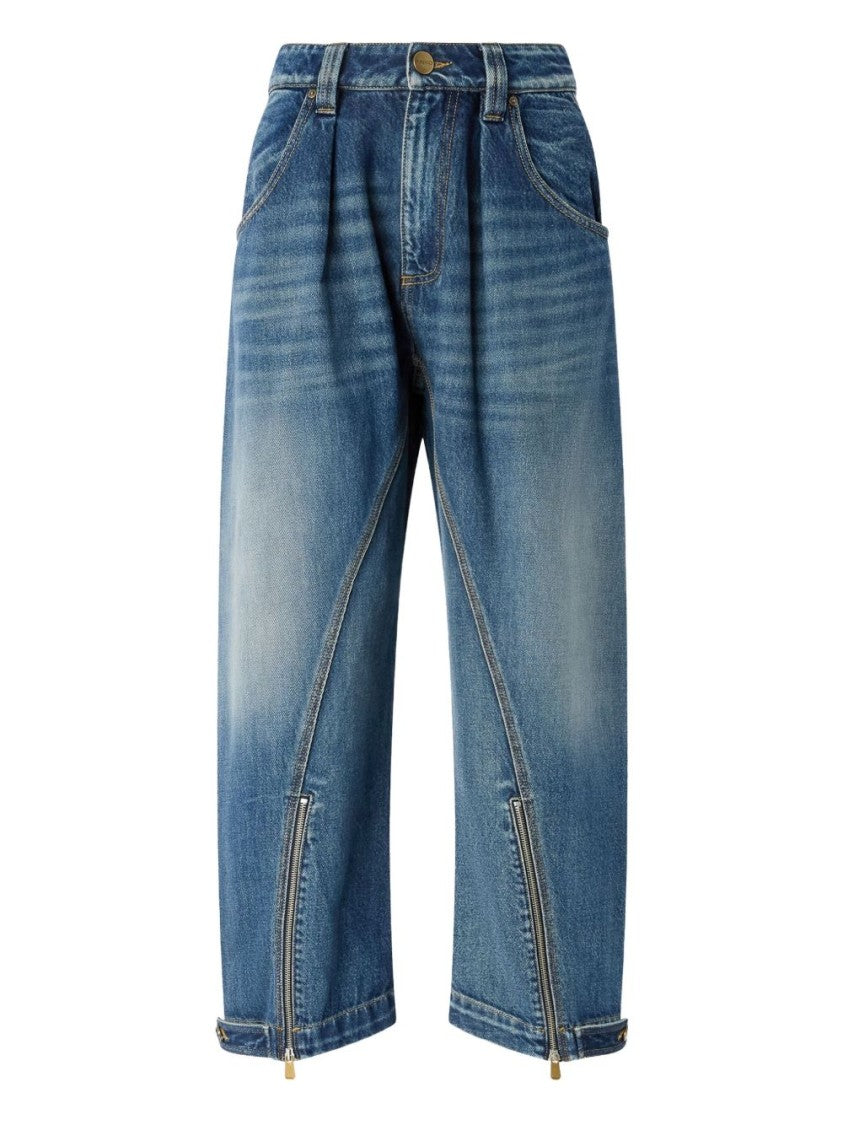 Pinko Mid-Blue Relaxed Fit Jeans