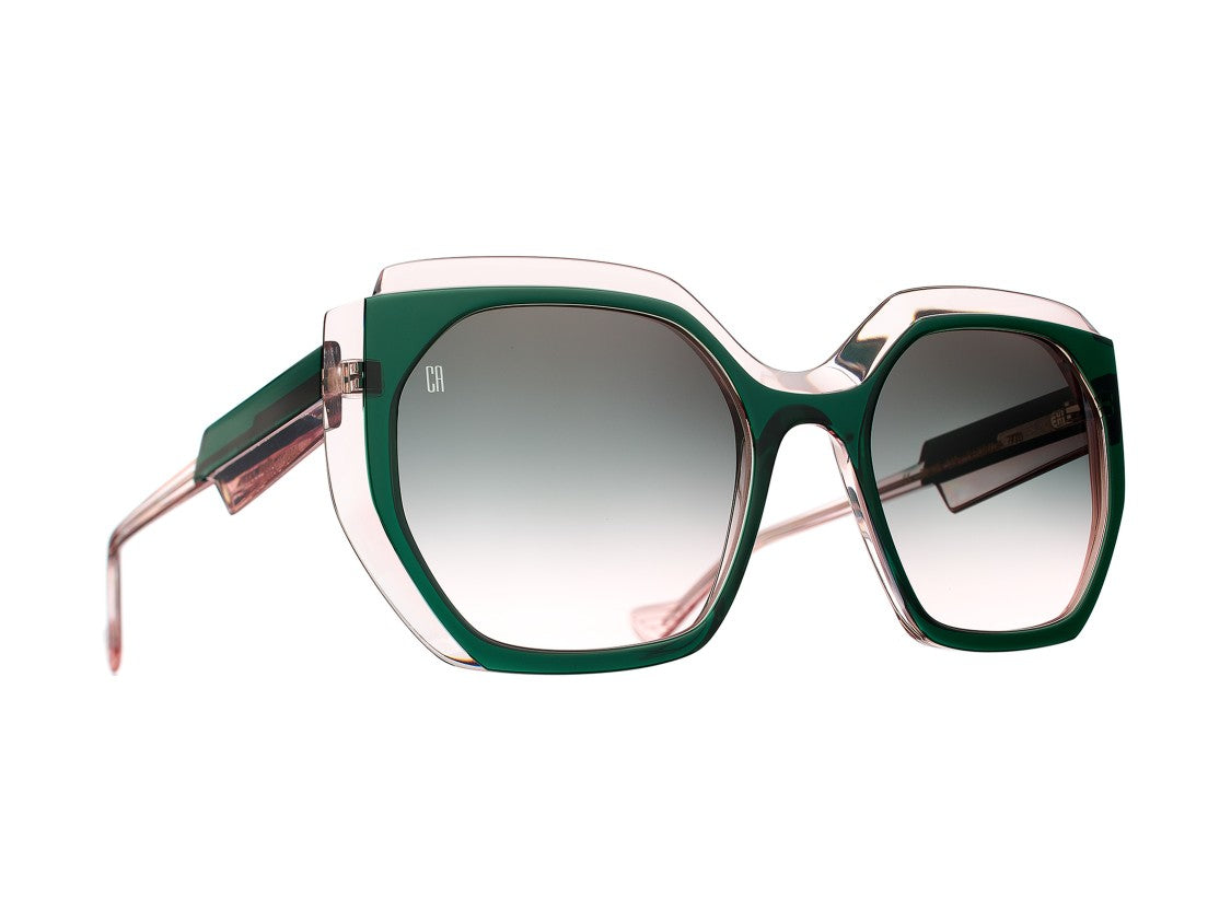 Caroline Abram Patrizia Layered Geometric Sunglasses