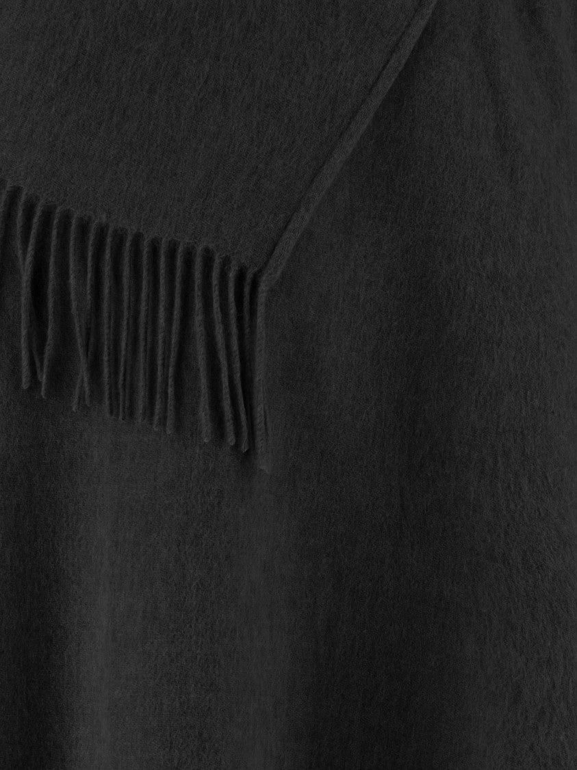 By Malene Birger Fringed Edge Wool Poncho