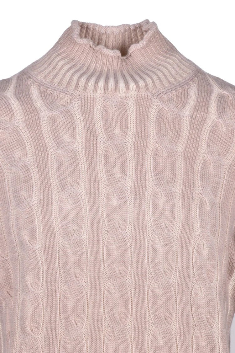 Kangra Cable Knit Turtleneck - Beige
