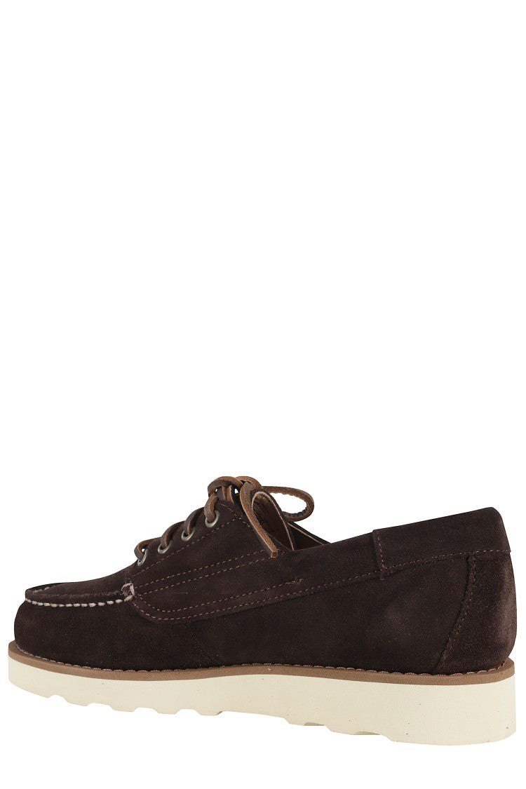 Sebago Brown Suede Lace-Up Shoes