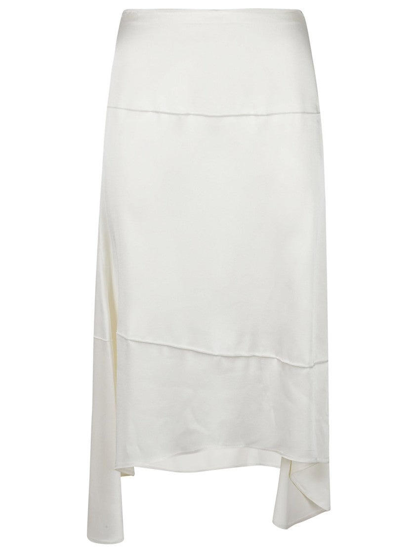 Victoria Beckham Asymmetric Midi Skirt