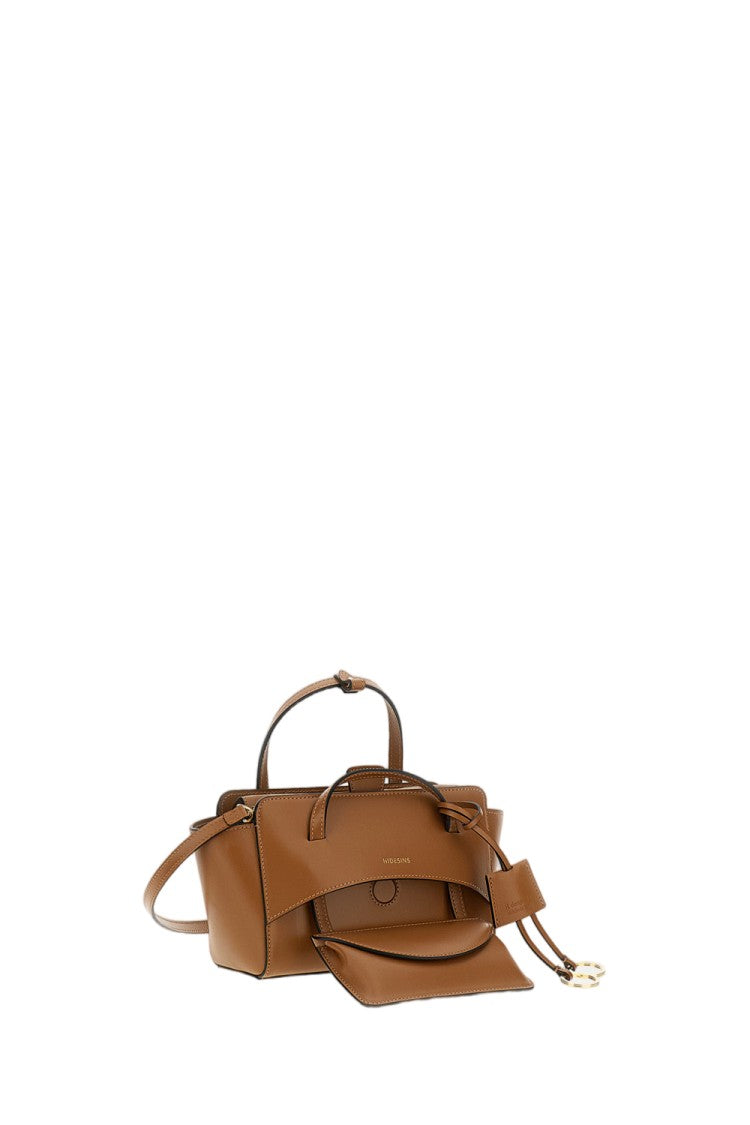 Hidesins Brown Flap S Leather Crossbody Bag