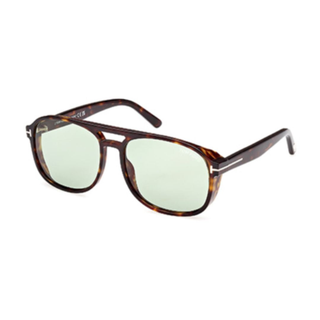 Tom Ford Aviator-Inspired Tortoiseshell Sunglasses With Metallic Accents