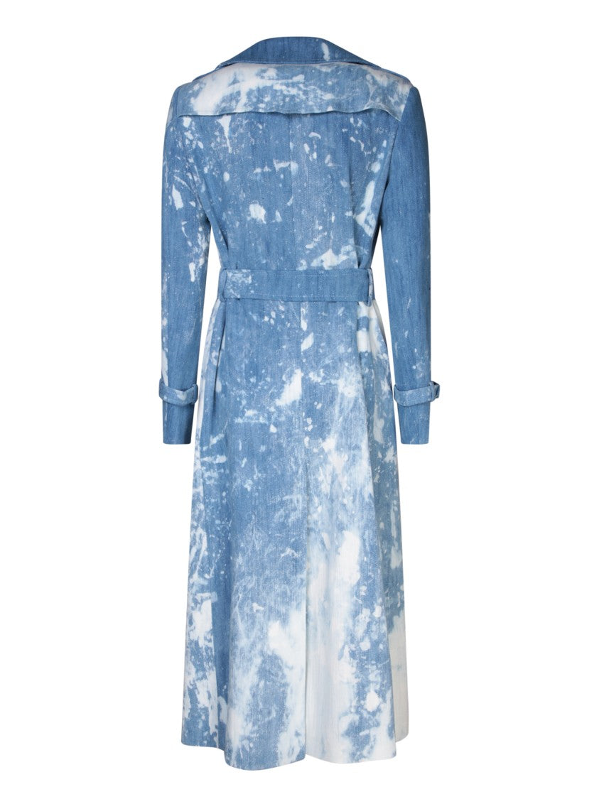 Tagliatore Blue Trench Coats