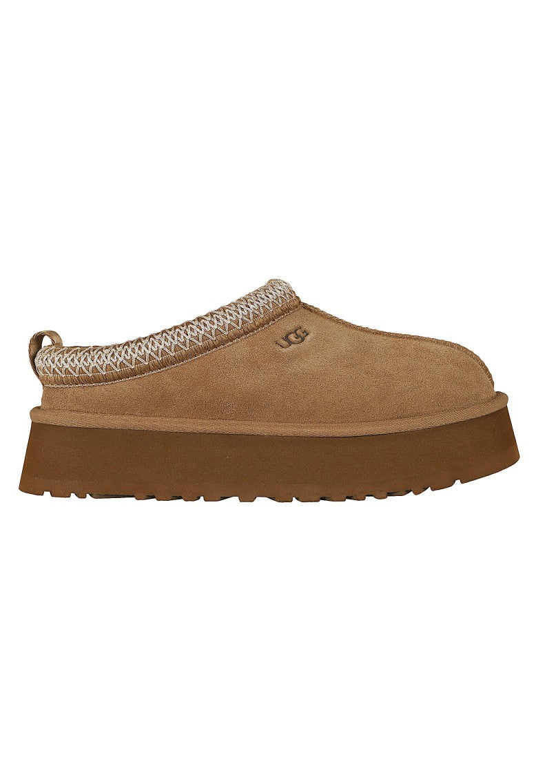 Ugg W Tazz Ii Suede Sheepskin Slip-On Platform Shoes