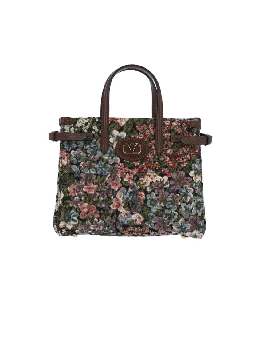 Valentino Garavani Mini Floral Tapestry Tote
