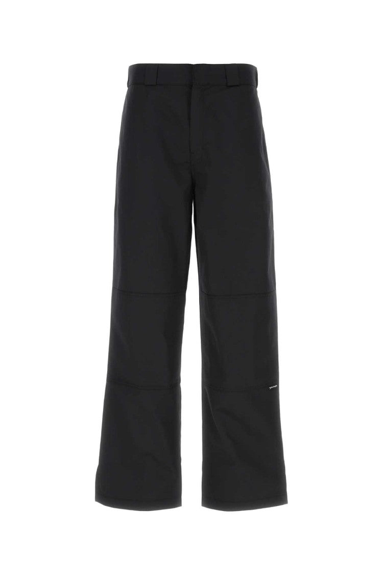 Palm Angels Black Polyester Blend Pant