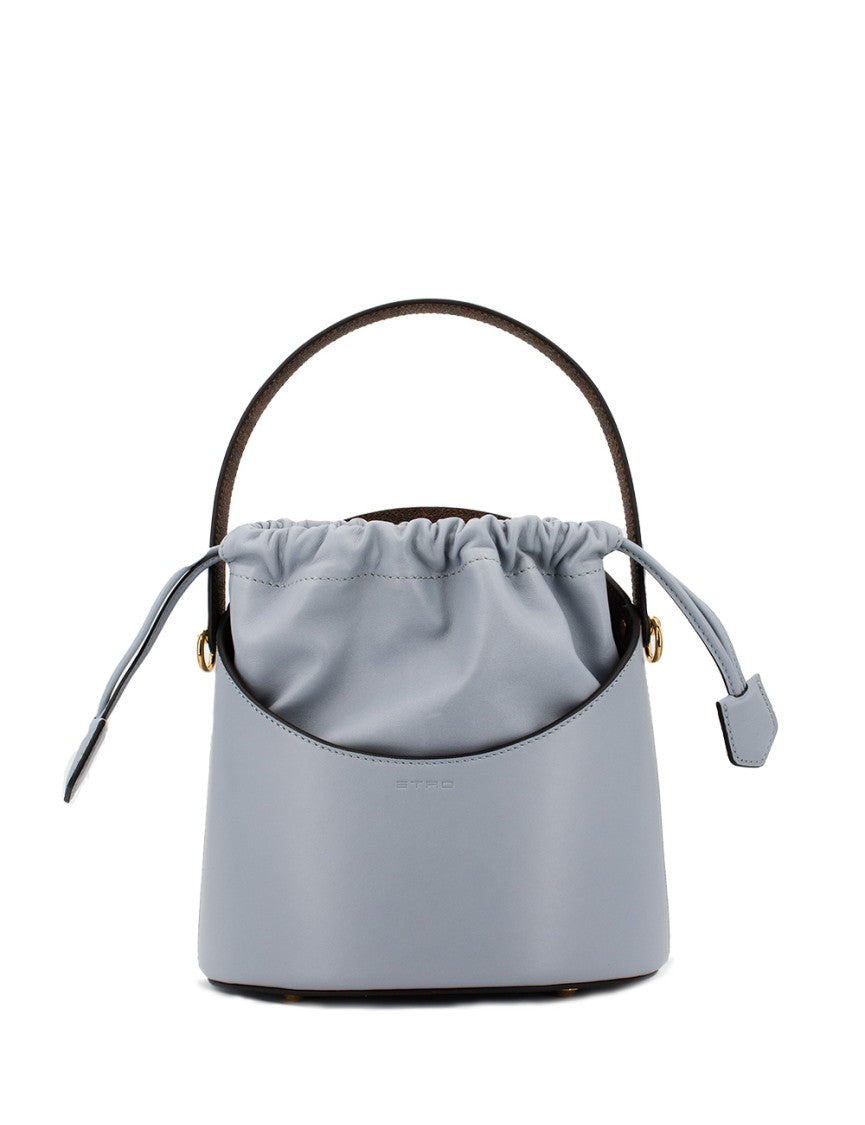 Etro Blue Handbag With Paisley Jacquard Detail