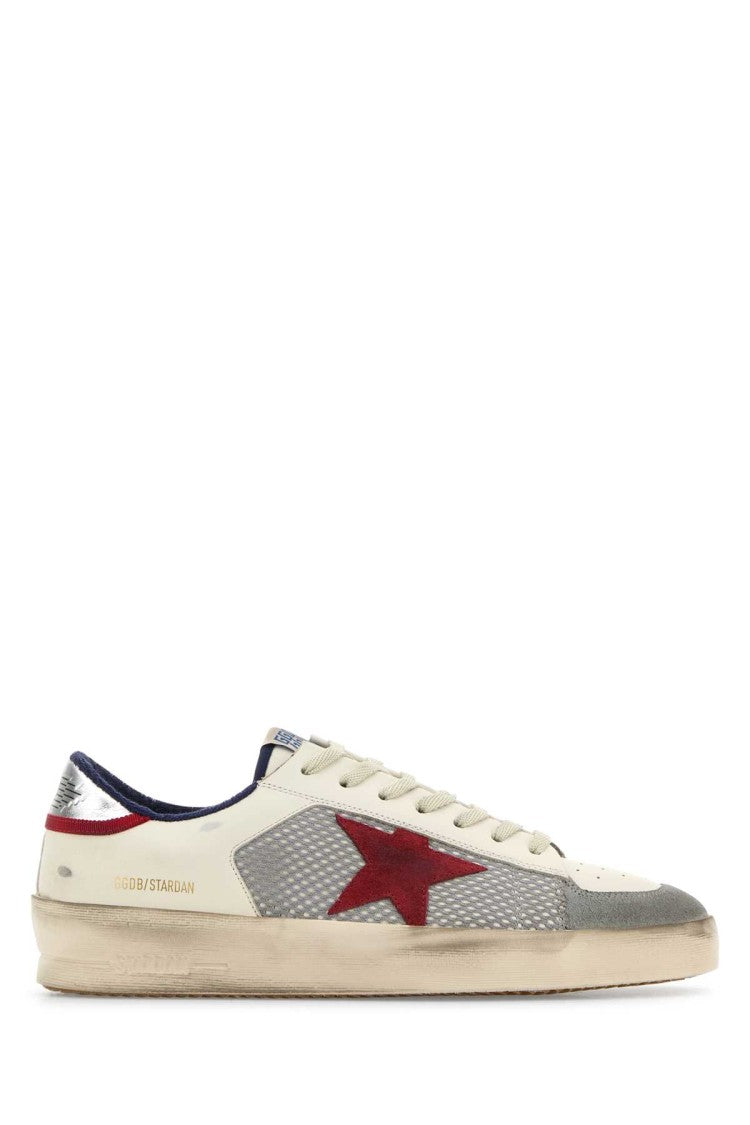 Golden Goose Multicolor Leather And Mesh Stardan Sneakers
