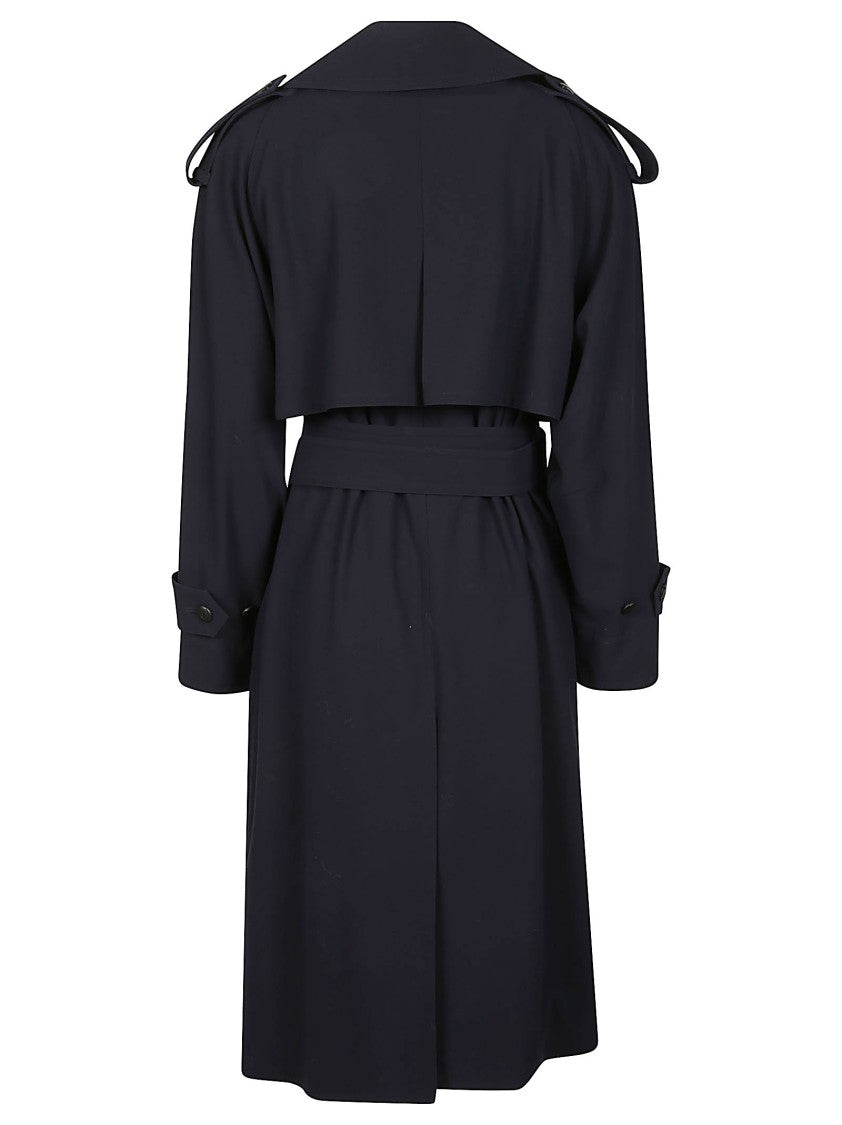 Max Mara Mxmcerto Double Breasted Virgin Wool Coat