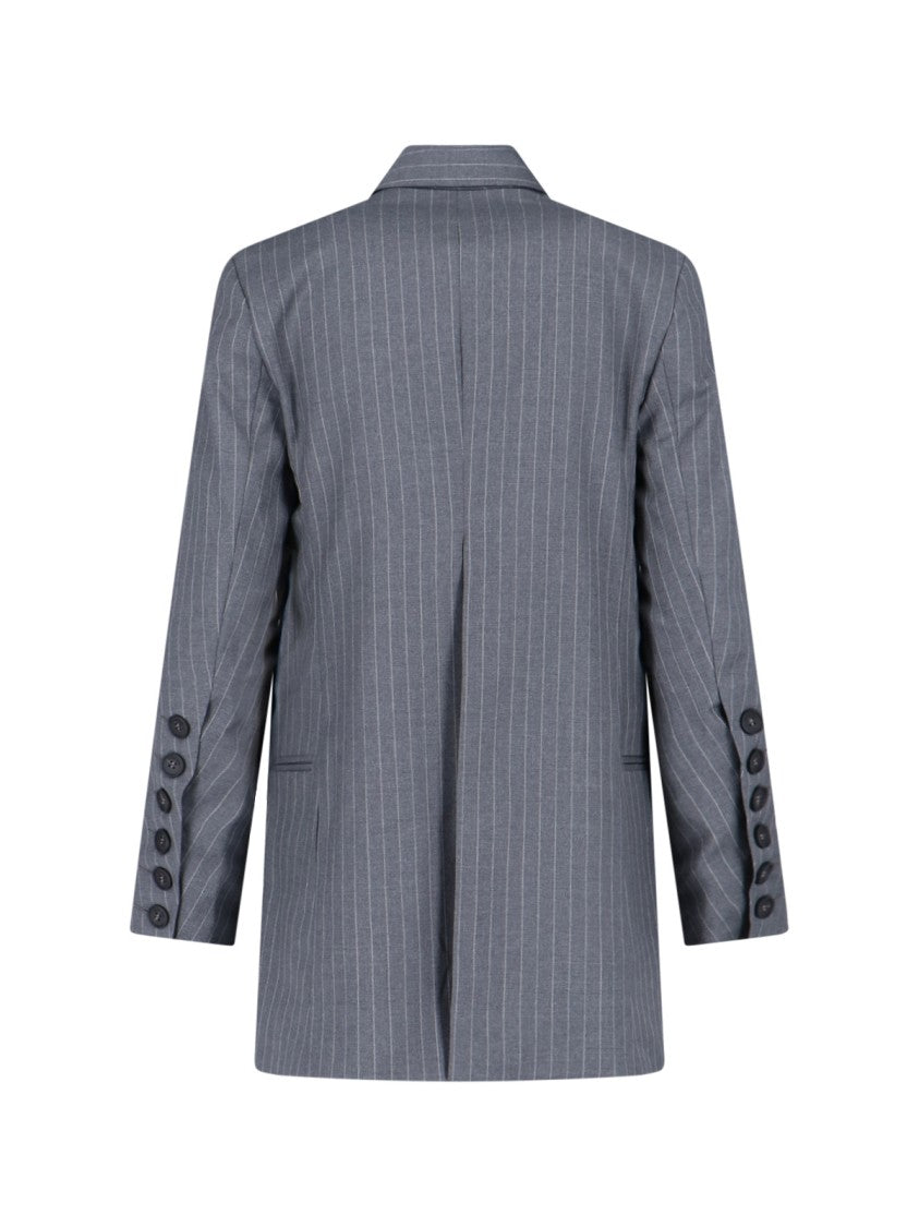 Eudon Choi Structured Grey Jacket With Modern Silhouette