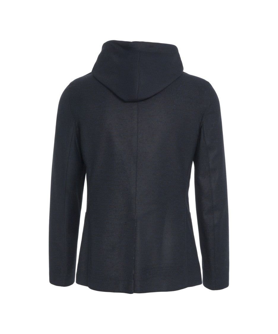 Bob Tailored Blazer With Hood And Colorful Pocket Square