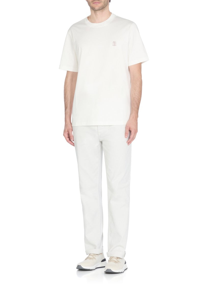 Brunello Cucinelli Essential Crew Neck Cotton T-Shirt