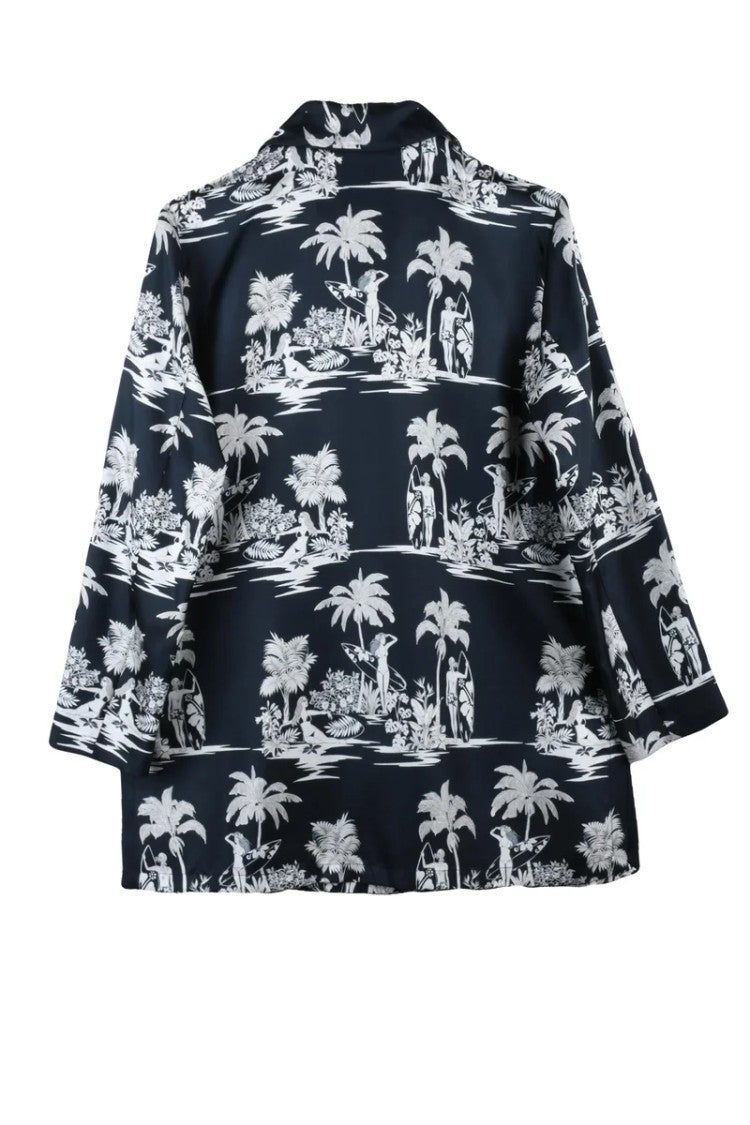 Max Mara Dionigi Pajama Shirt - Black/White