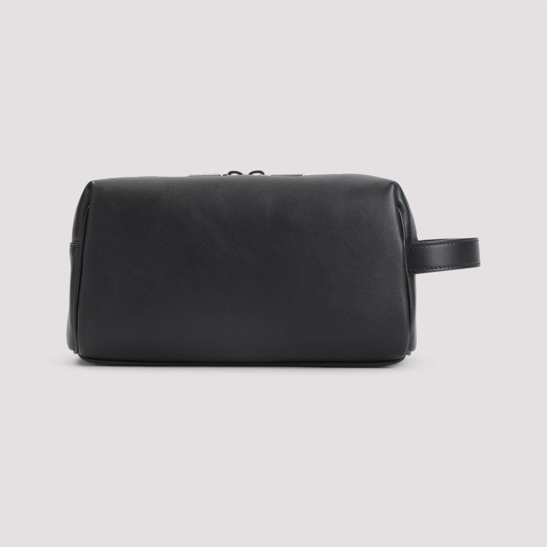 Balenciaga Rectangular Leather Clutch With Branded Zip Closure