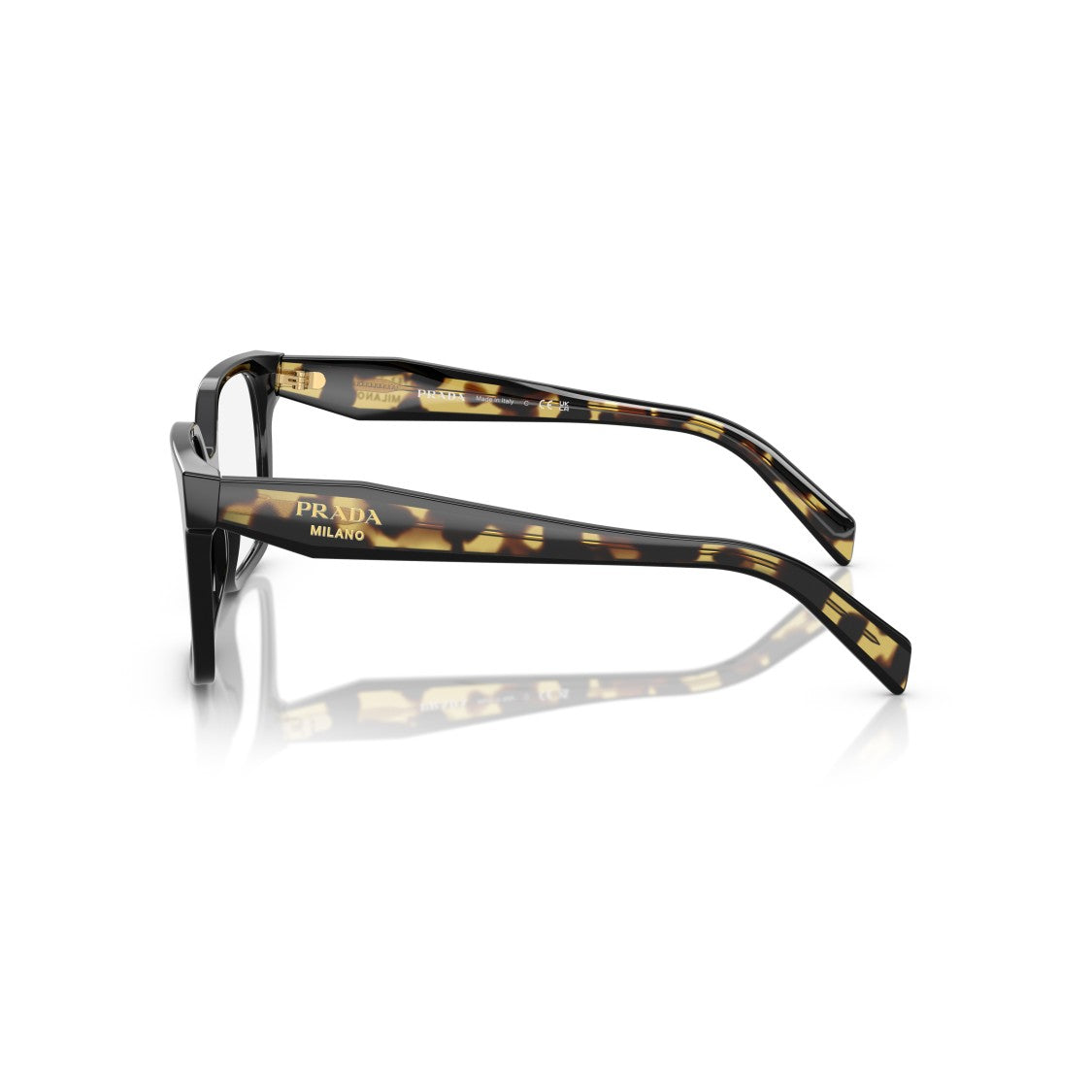 Prada 0Pr B03v Oversized Square Acetate Eyeglasses