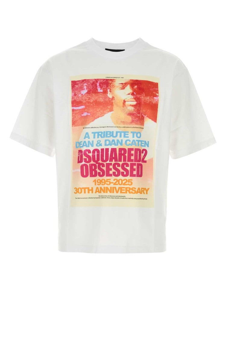 Dsquared2 White Cotton T-Shirt