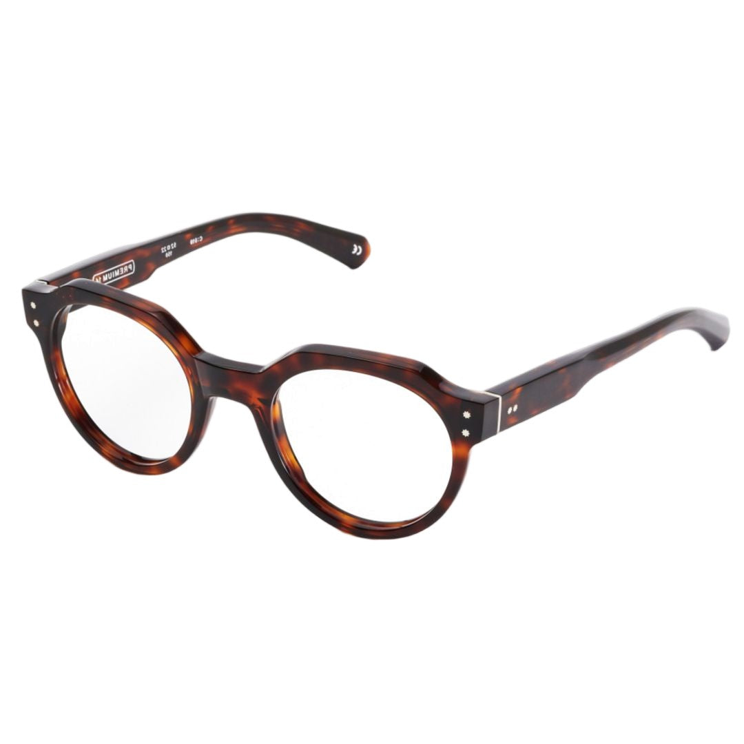 Kador Premium 14 Bold Round Frame Sunglasses With Angular Bridge