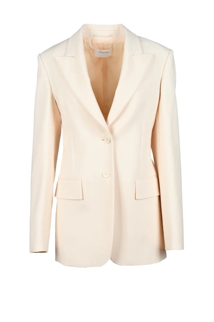 Sportmax Jacket Wool/Elastane - Peach