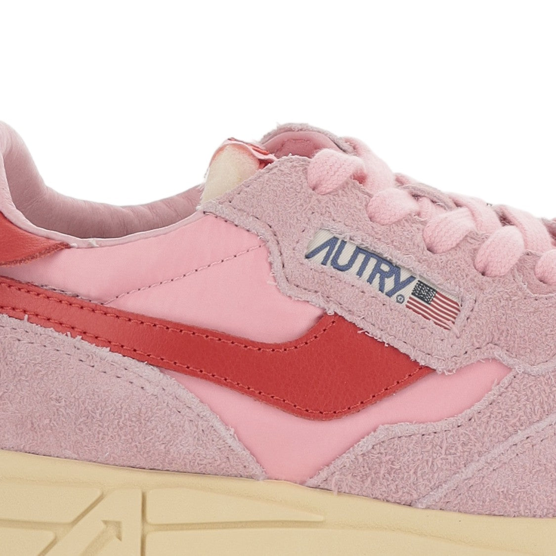 Autry Panel Design Sneakers With Front Lacing And Logo Details