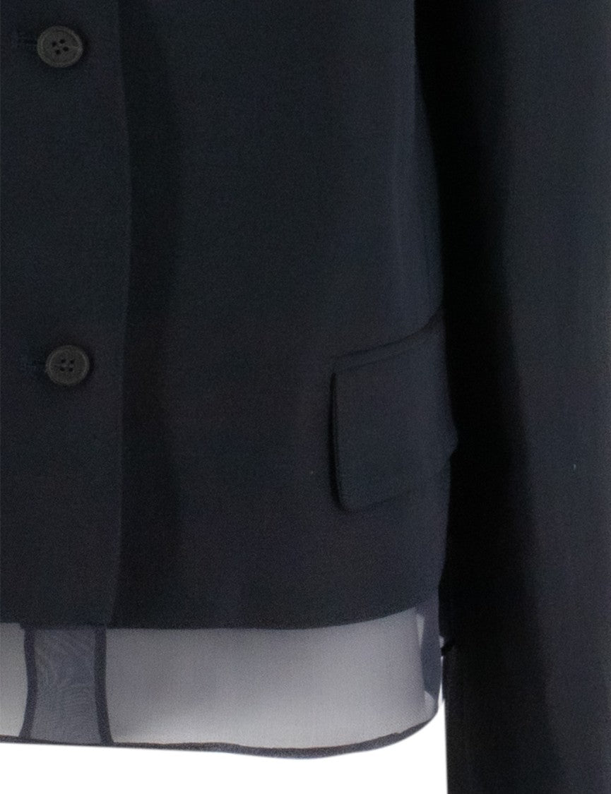 Fabiana Filippi Single-Breasted Linen And Viscose Jacket