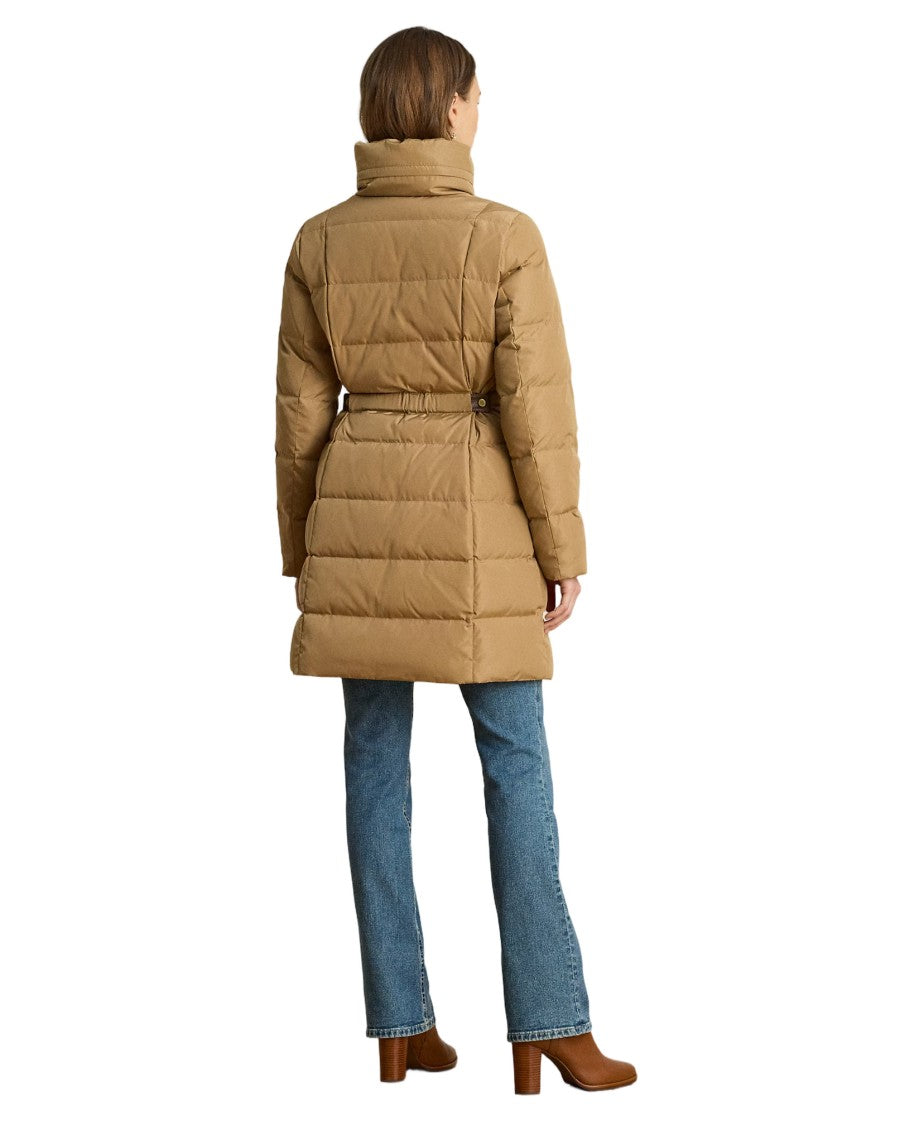 Lauren Ralph Lauren Classic Camel Insulated Down Coat