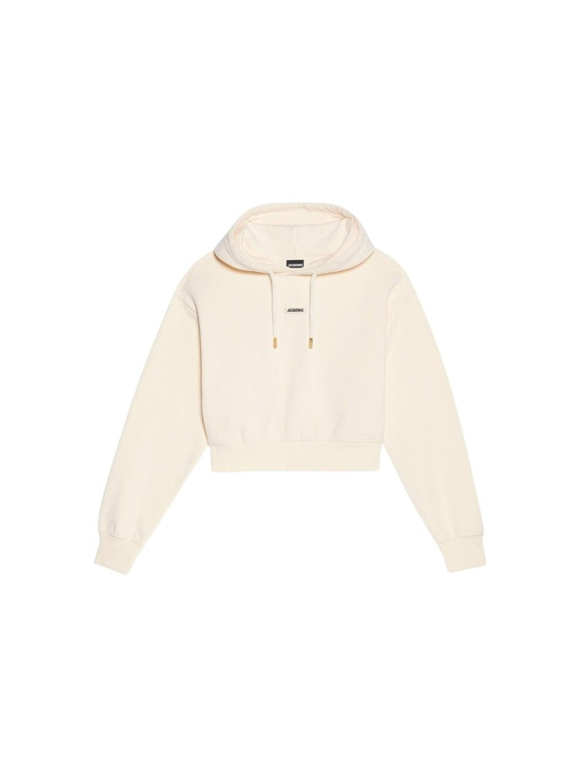 Jacquemus Gros Grain Hoodie Light Beige