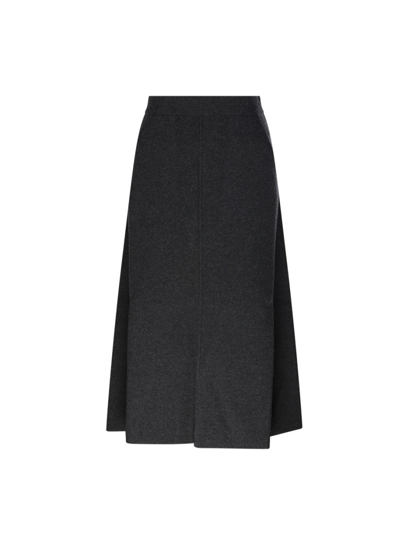 Max Mara A-Line Midi Skirt With Discreet Side Pockets