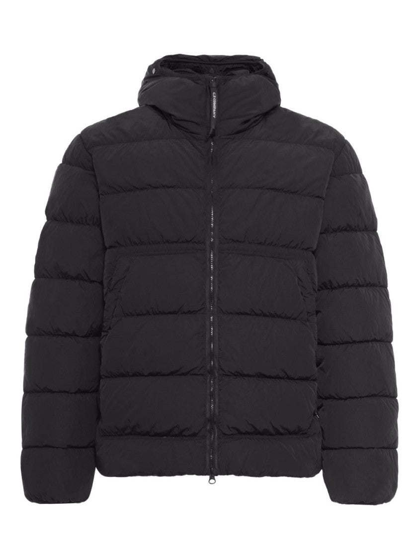 C.P. Company Black Chrome-R Goggle Hooded Down Jacket