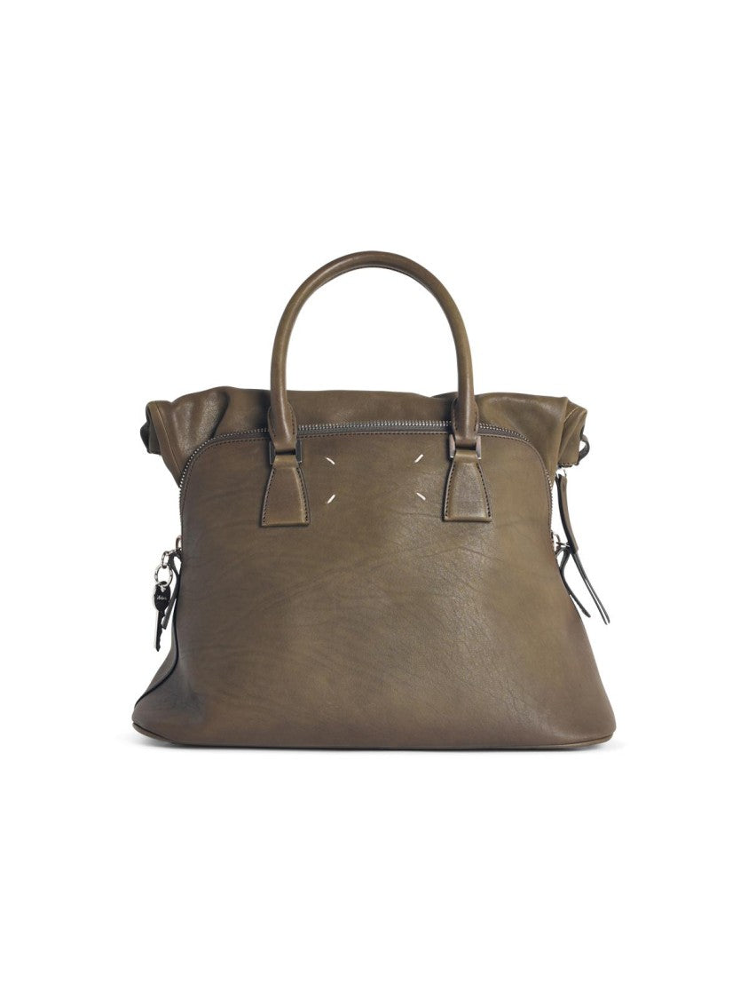 Maison Margiela '5Ac' Green Leather Bag