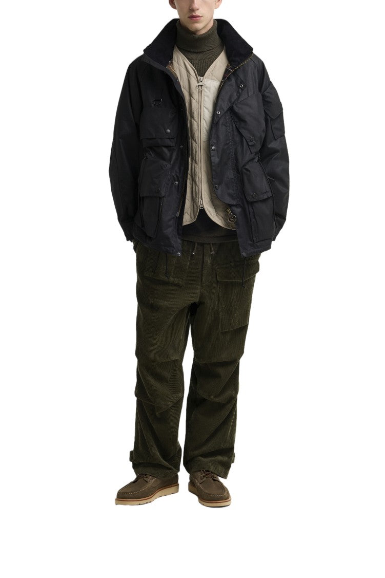 Barbour Green Ripstop Waxed Cotton Utility Jacket