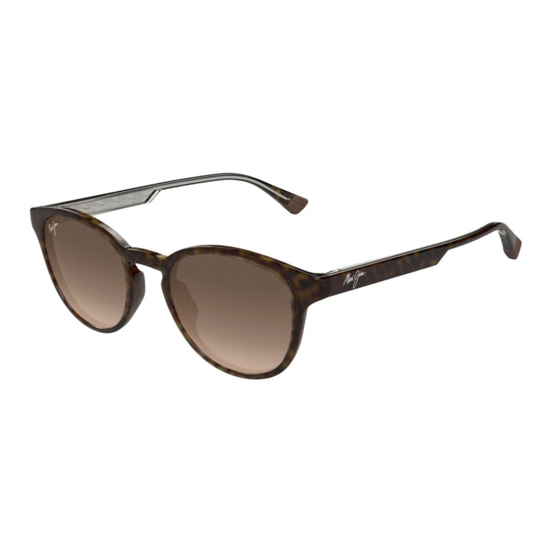 Maui Jim Hiehie Rounded Tortoiseshell-Pattern Sunglasses With Gradient Lenses