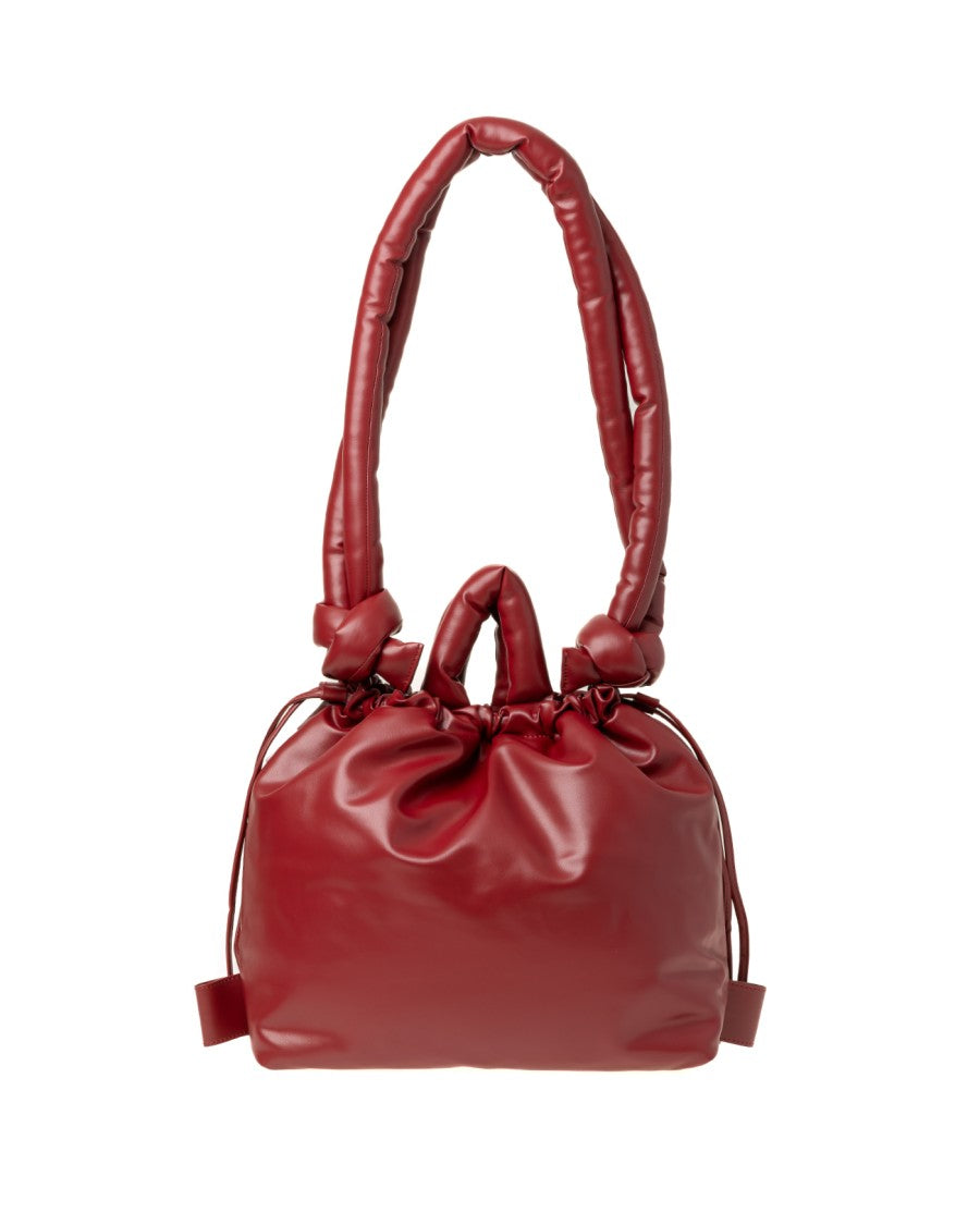 Olend Red Shoulder Bag With Water-Resistant Finish