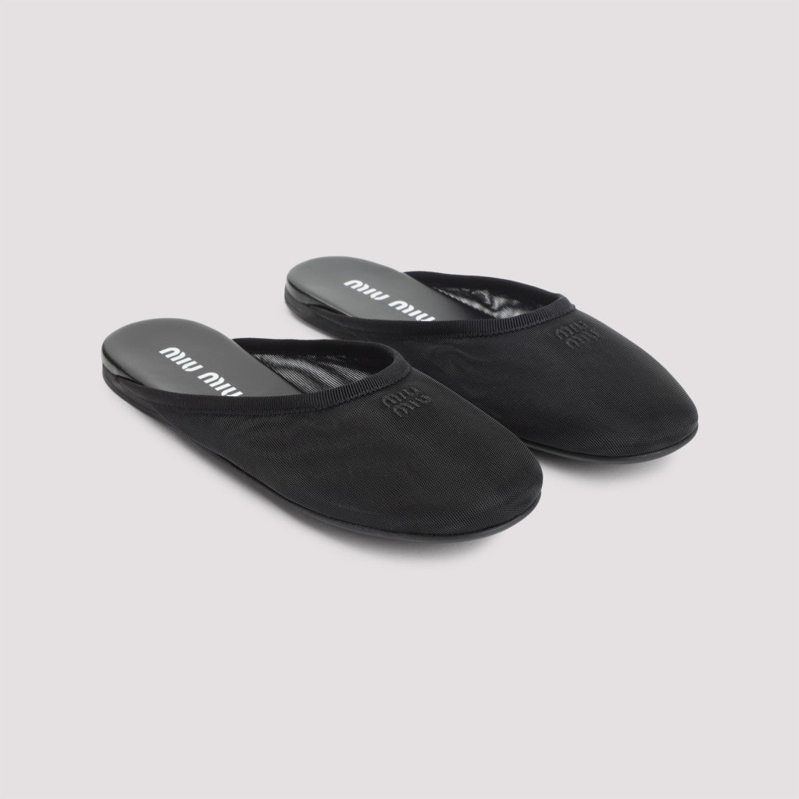 Miu Miu Slip-On Black Sneakers With Minimalist Design