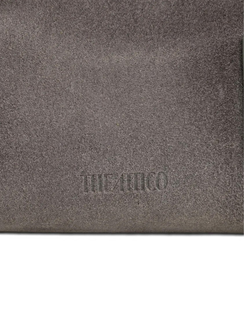 The Attico La Passeggiata Small Suede Handbag
