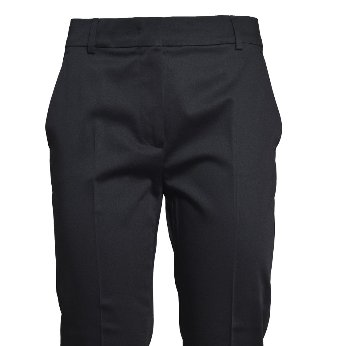 Max Mara Lince Pants In Black Cotton